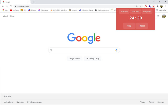 Pomodoro Timer: To Boost Your Productivity  from Chrome web store to be run with OffiDocs Chromium online