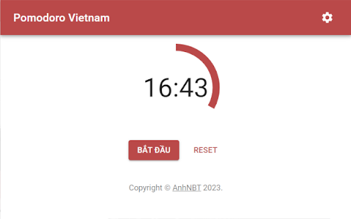 Pomodoro Vietnam  from Chrome web store to be run with OffiDocs Chromium online