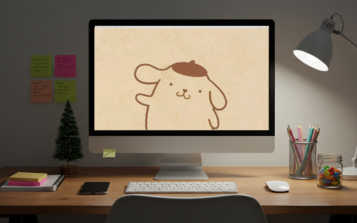Pompompurin Live Wallpaper  from Chrome web store to be run with OffiDocs Chromium online