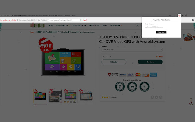 PongoShare Affiliate Link Tool  from Chrome web store to be run with OffiDocs Chromium online