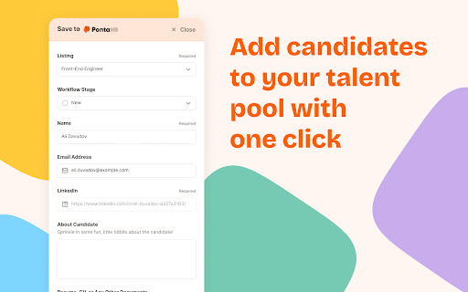 PontaHR Recruiting Extension  from Chrome web store to be run with OffiDocs Chromium online