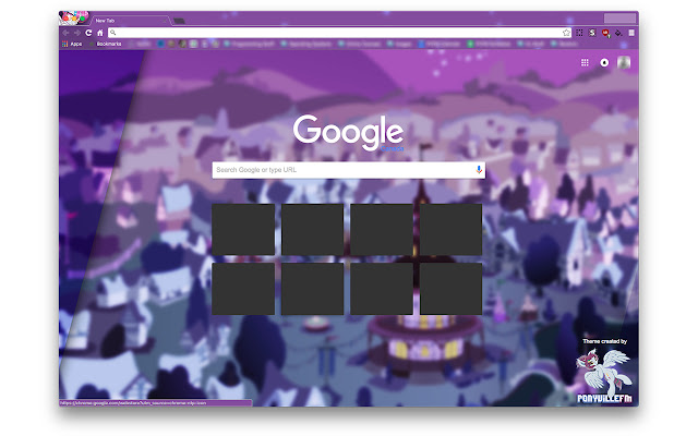 PonyvilleFM  from Chrome web store to be run with OffiDocs Chromium online