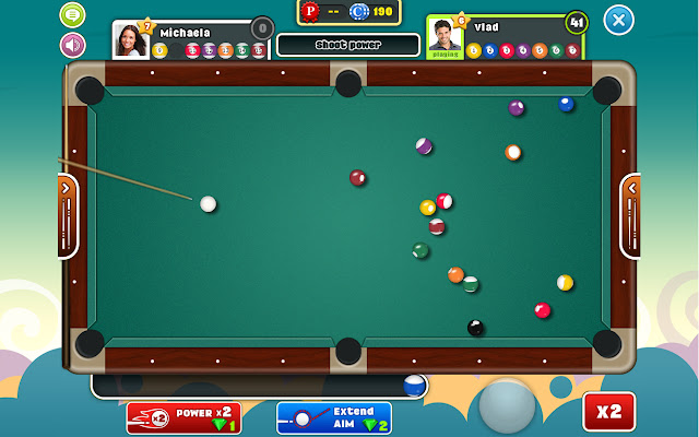 Pool Arena  from Chrome web store to be run with OffiDocs Chromium online