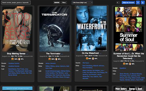 Popcorn Ready  from Chrome web store to be run with OffiDocs Chromium online