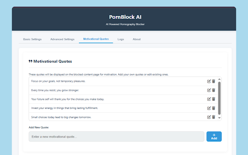 PornBlock AI  from Chrome web store to be run with OffiDocs Chromium online