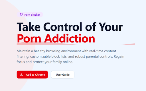 Porn Blocker Pro  from Chrome web store to be run with OffiDocs Chromium online