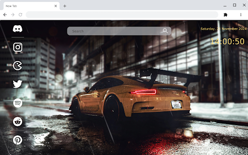 Porsche GT3RS in Rain Power Meets Precision!  from Chrome web store to be run with OffiDocs Chromium online