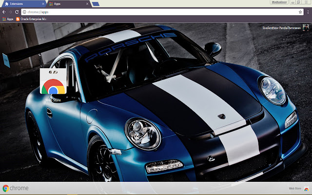 Porsche GT3 RS Super Sports Racing Car din magazinul web Chrome va fi rulat cu OffiDocs Chromium online