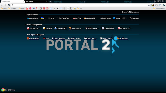 Portal 2 Theme  from Chrome web store to be run with OffiDocs Chromium online