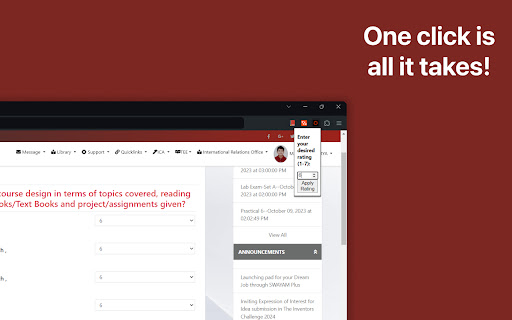 Portal Feedback Automator  from Chrome web store to be run with OffiDocs Chromium online
