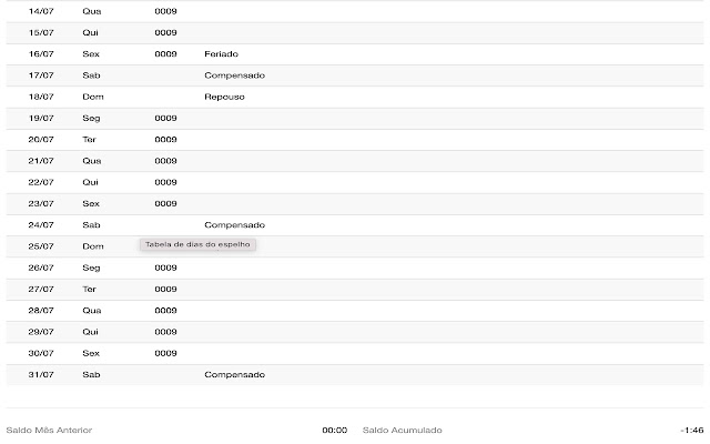 Portal RH Hours  from Chrome web store to be run with OffiDocs Chromium online