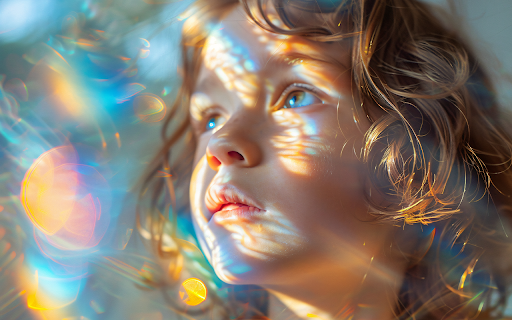 portrait of a beautiful child in a fantasy world  from Chrome web store to be run with OffiDocs Chromium online