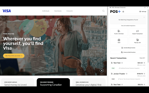 POS+ Browser Extension  from Chrome web store to be run with OffiDocs Chromium online