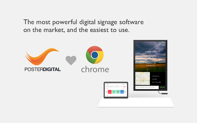 PosterDigital  from Chrome web store to be run with OffiDocs Chromium online