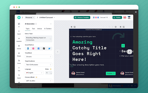 PostNitro Composer  from Chrome web store to be run with OffiDocs Chromium online