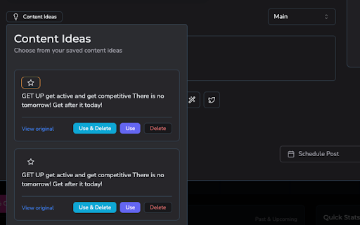 Postrr Content Assistant  from Chrome web store to be run with OffiDocs Chromium online