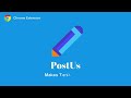 PostUs Making Text Beautiful  from Chrome web store to be run with OffiDocs Chromium online