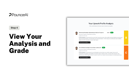 PouncerAI Profile Optimizer for Upwork from Chrome web store to be run with OffiDocs Chromium online PouncerAI Profile Optimizer for Upwork from Chrome web store to be run with OffiDocs Chromium online