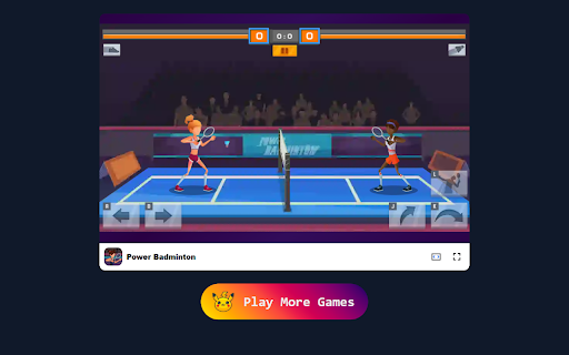 Power Badminton Game Master Your Skills and Outplay Rivals!  from Chrome web store to be run with OffiDocs Chromium online