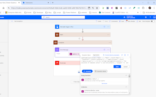 Power DevBox Exceptions  from Chrome web store to be run with OffiDocs Chromium online