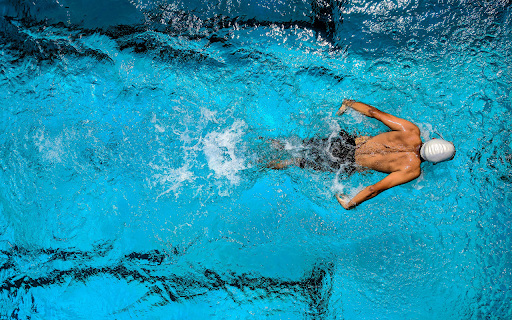 Powerful Swim in Blue  from Chrome web store to be run with OffiDocs Chromium online