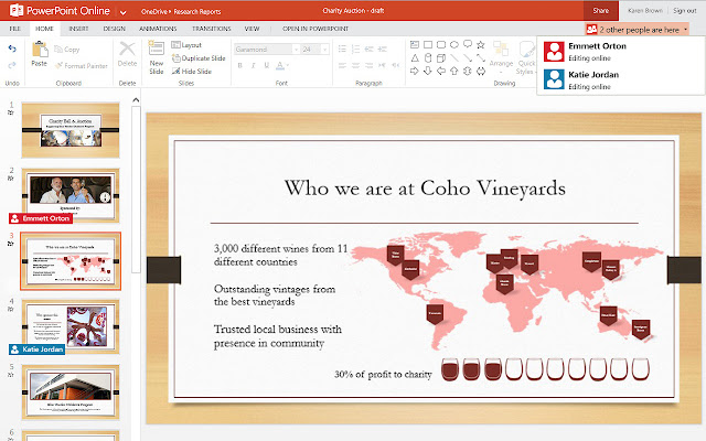 PowerPoint Online de Chrome Web Store se ejecutará con OffiDocs Chromium Online