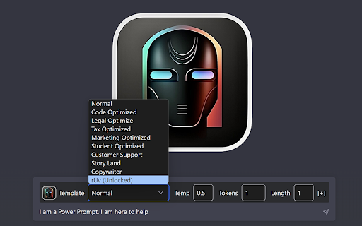 Power Prompt For ChatGPT  OpenAi  from Chrome web store to be run with OffiDocs Chromium online