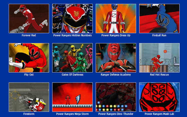 Power Rangers Games  from Chrome web store to be run with OffiDocs Chromium online