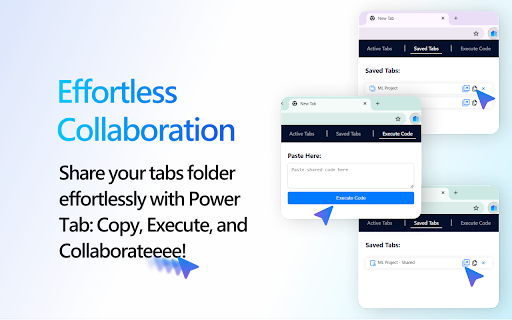Power Tab Save, Share  Manage  from Chrome web store to be run with OffiDocs Chromium online