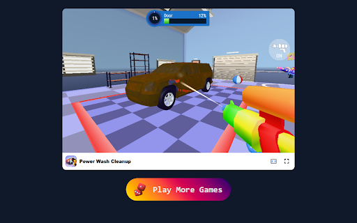Power Wash Cleanup Game Transform Dirt into Satisfaction!  from Chrome web store to be run with OffiDocs Chromium online