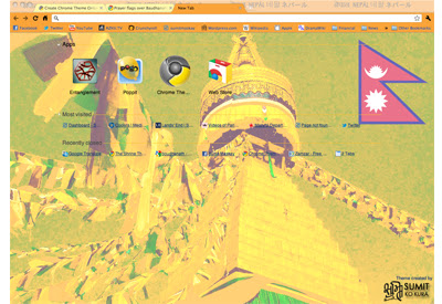 Prayer flags over Baudhanath Stupa  from Chrome web store to be run with OffiDocs Chromium online