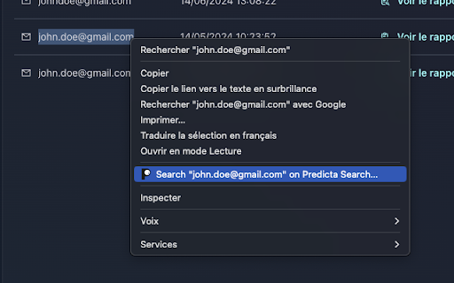 Predicta Search Chrome extension  from Chrome web store to be run with OffiDocs Chromium online