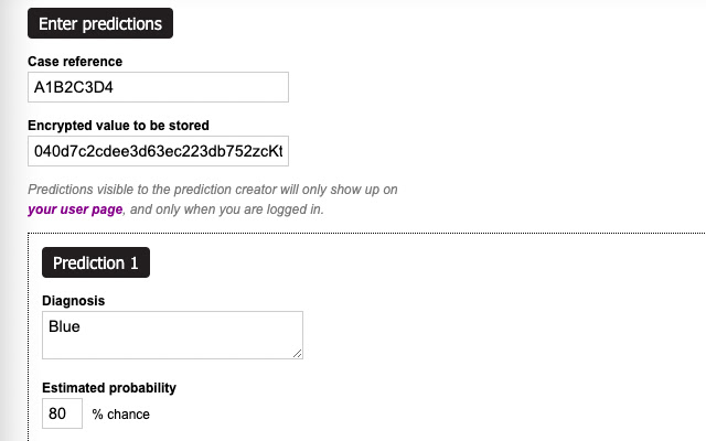 PredictionBook helper  from Chrome web store to be run with OffiDocs Chromium online