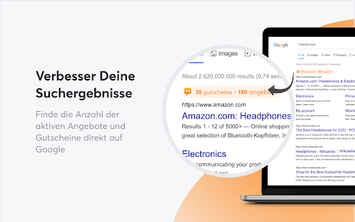 Preisjäger | Spare beim Shoppen  from Chrome web store to be run with OffiDocs Chromium online