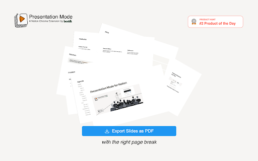 Presentation Mode for Notion  from Chrome web store to be run with OffiDocs Chromium online