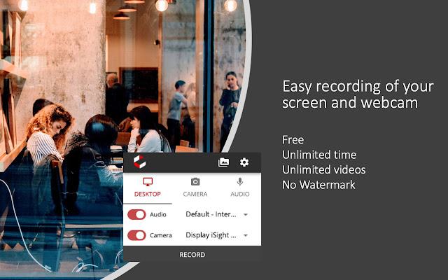 Presentations2Go Screen Cast Recorder  from Chrome web store to be run with OffiDocs Chromium online