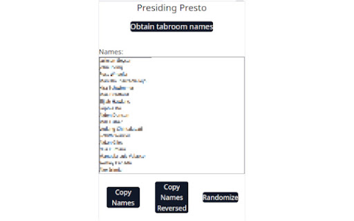 Presiding Presto  from Chrome web store to be run with OffiDocs Chromium online