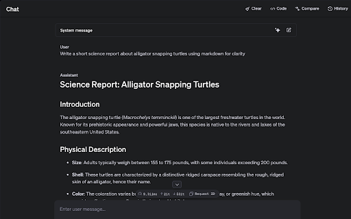 Pretty Markdown for OpenAI Playground  from Chrome web store to be run with OffiDocs Chromium online