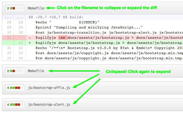 Pretty Pull Requests (Github)  from Chrome web store to be run with OffiDocs Chromium online