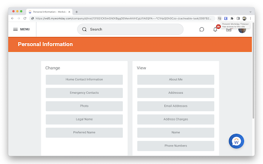 Prevent Workday Timeout  from Chrome web store to be run with OffiDocs Chromium online