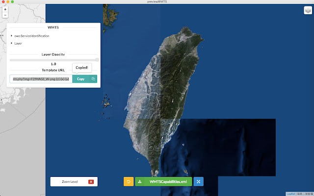 previewWMTS  from Chrome web store to be run with OffiDocs Chromium online
