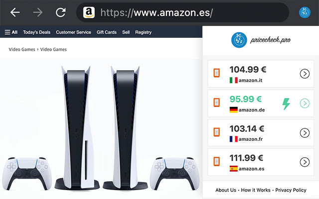 PriceCheck.pro Amazon Deals  from Chrome web store to be run with OffiDocs Chromium online