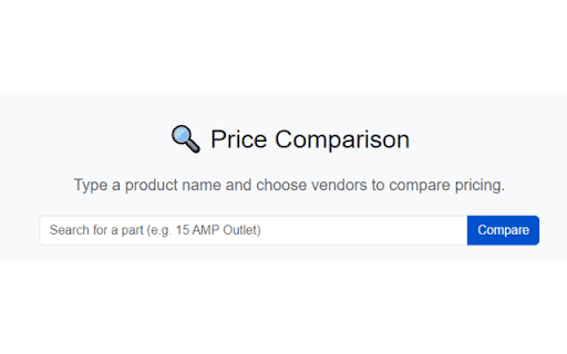 Price Compare  from Chrome web store to be run with OffiDocs Chromium online