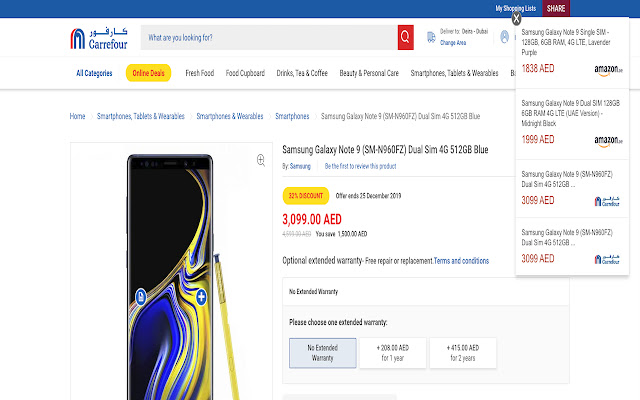 PriceFox  from Chrome web store to be run with OffiDocs Chromium online