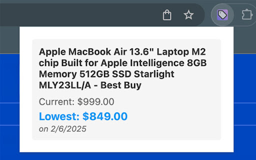 Price History Tracker  from Chrome web store to be run with OffiDocs Chromium online