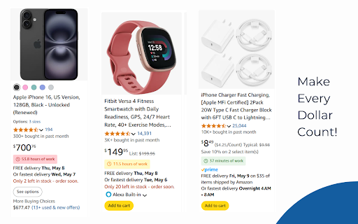 PriceInHours – Convert Prices Into Work Hours  from Chrome web store to be run with OffiDocs Chromium online