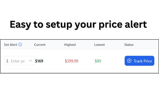 PriceWatch Amazon Price Tracker  Alert System  from Chrome web store to be run with OffiDocs Chromium online