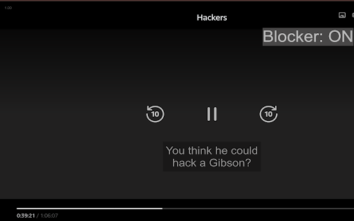 PrimeVideo X Ray Blocker  from Chrome web store to be run with OffiDocs Chromium online