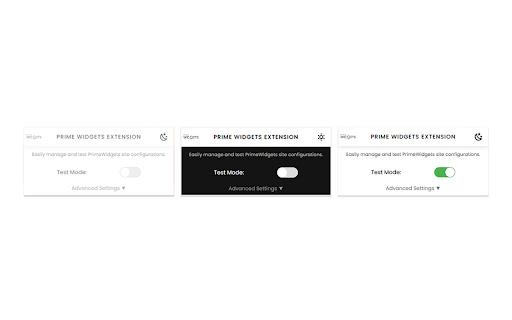 PrimeWidgets Extension  from Chrome web store to be run with OffiDocs Chromium online