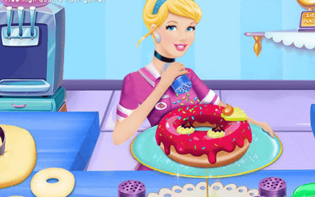 Princess Donuts Shop Game  from Chrome web store to be run with OffiDocs Chromium online